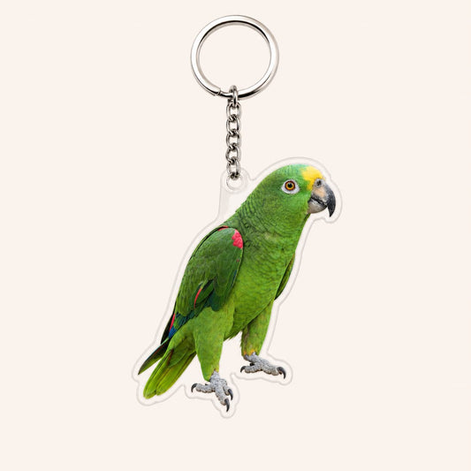 Llavero Personalizado de Pájaro con Foto