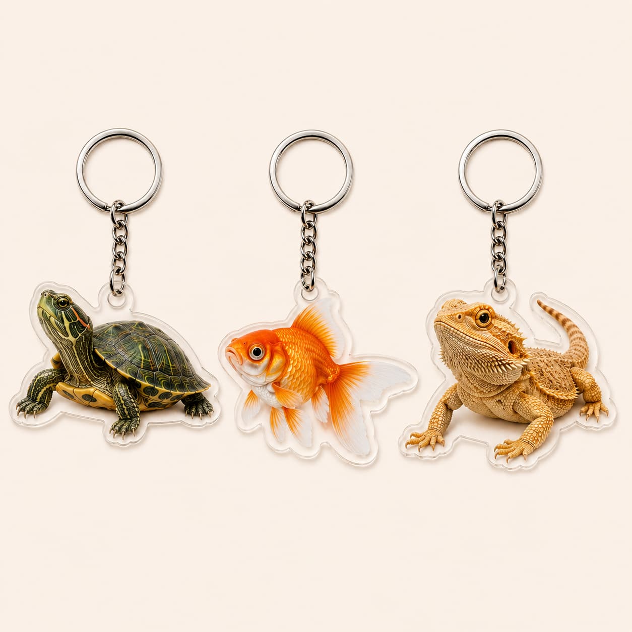 Llavero Personalizado de Mascota con Foto - Cualquier Animal