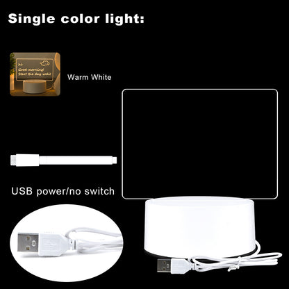 Pizarra LED Acrilica