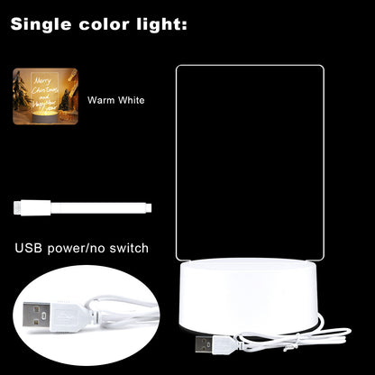 Pizarra LED Acrilica