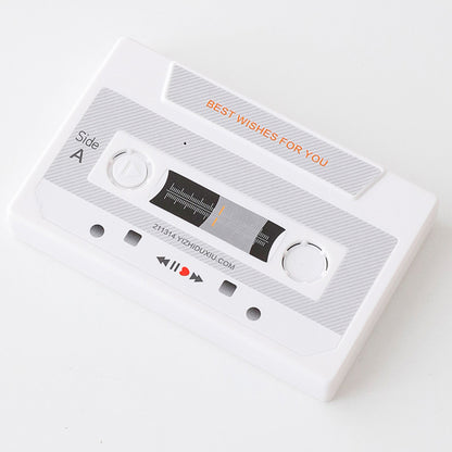 Tarjeta de Felicitación Cassette Retro
