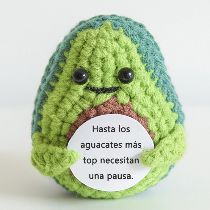 POSITIVE – Regalo de Ganchillo con Mensaje Positivo