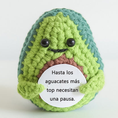 POSITIVE – Regalo de Ganchillo con Mensaje Positivo