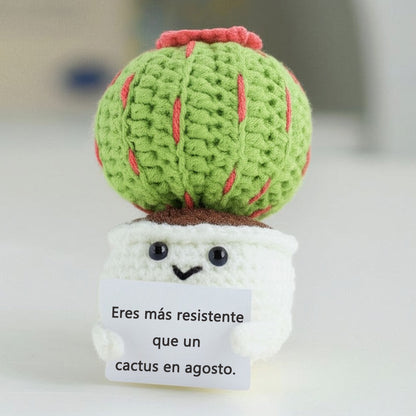POSITIVE – Regalo de Ganchillo con Mensaje Positivo