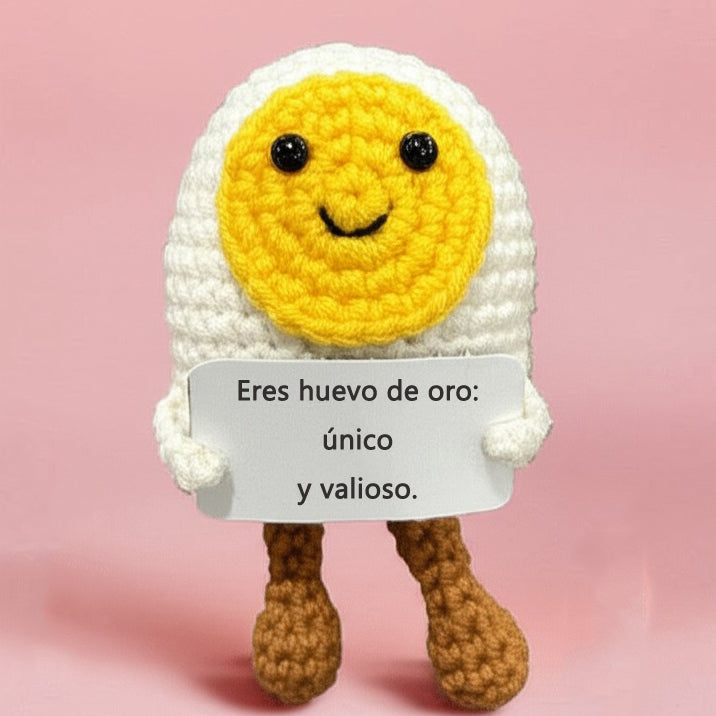 POSITIVE – Regalo de Ganchillo con Mensaje Positivo