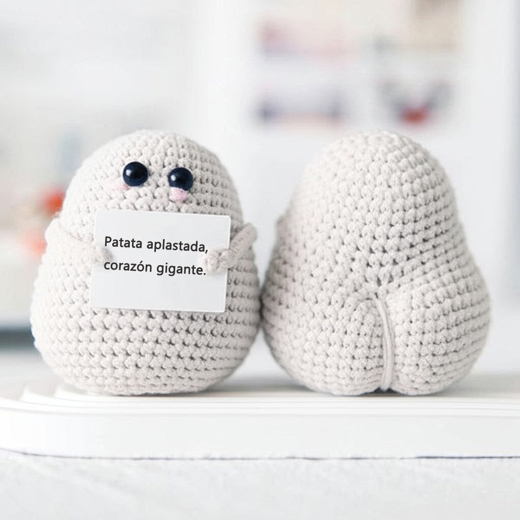 POSITIVE – Regalo de Ganchillo con Mensaje Positivo