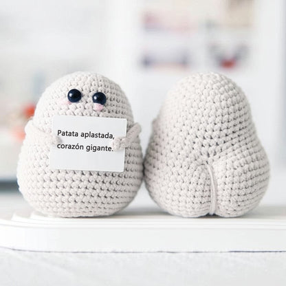 POSITIVE – Regalo de Ganchillo con Mensaje Positivo