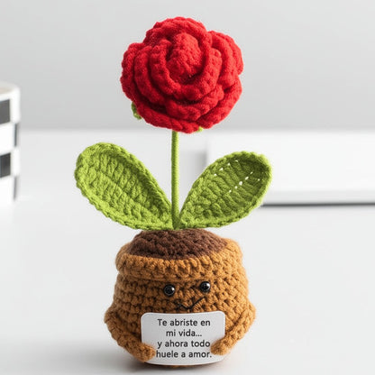 POSITIVE – Regalo de Ganchillo con Mensaje Positivo