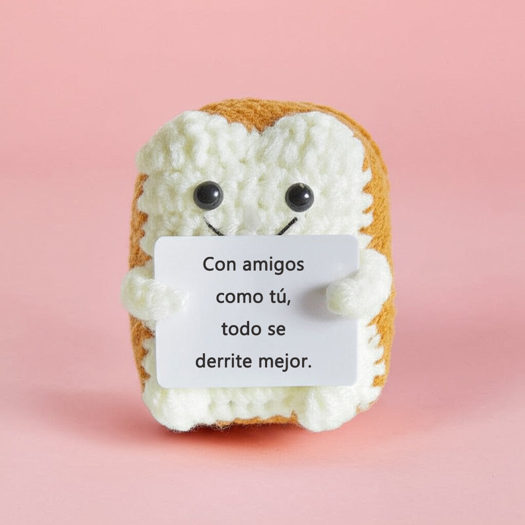 POSITIVE – Regalo de Ganchillo con Mensaje Positivo
