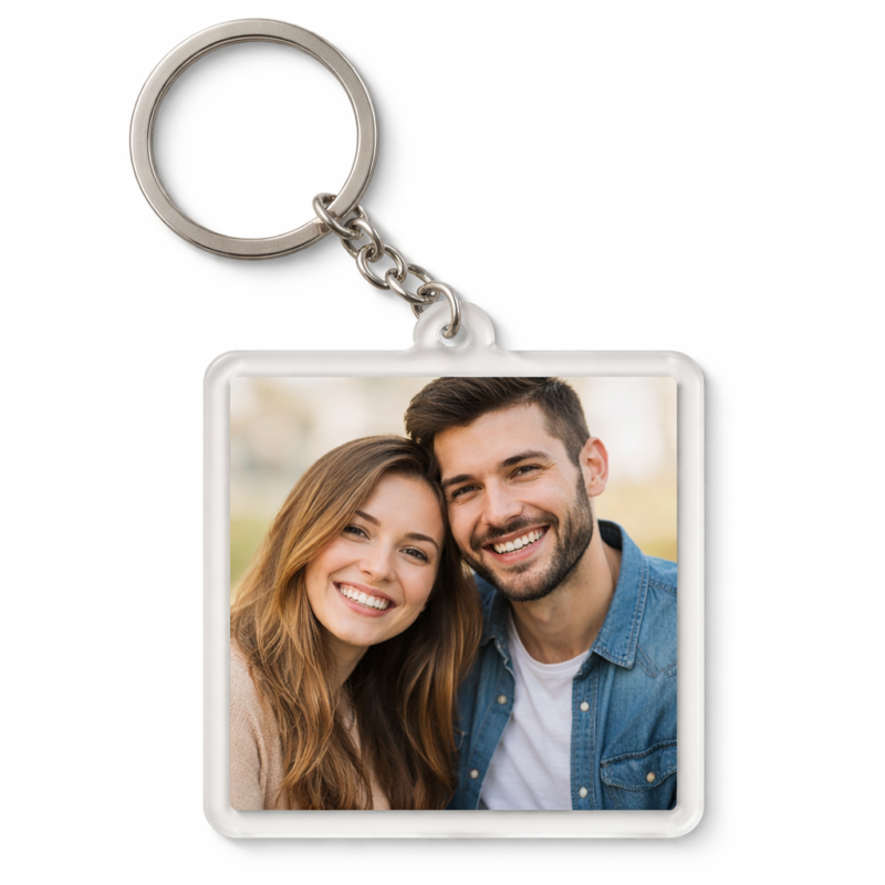 Llavero Personalizado con Foto para Parejas – Un Recuerdo Siempre Contigo