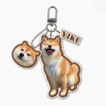 Llavero Personalizado Mascota Estilo Doodle