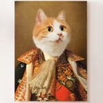 El Rey de Francia-Retrato de mascta Personalizado