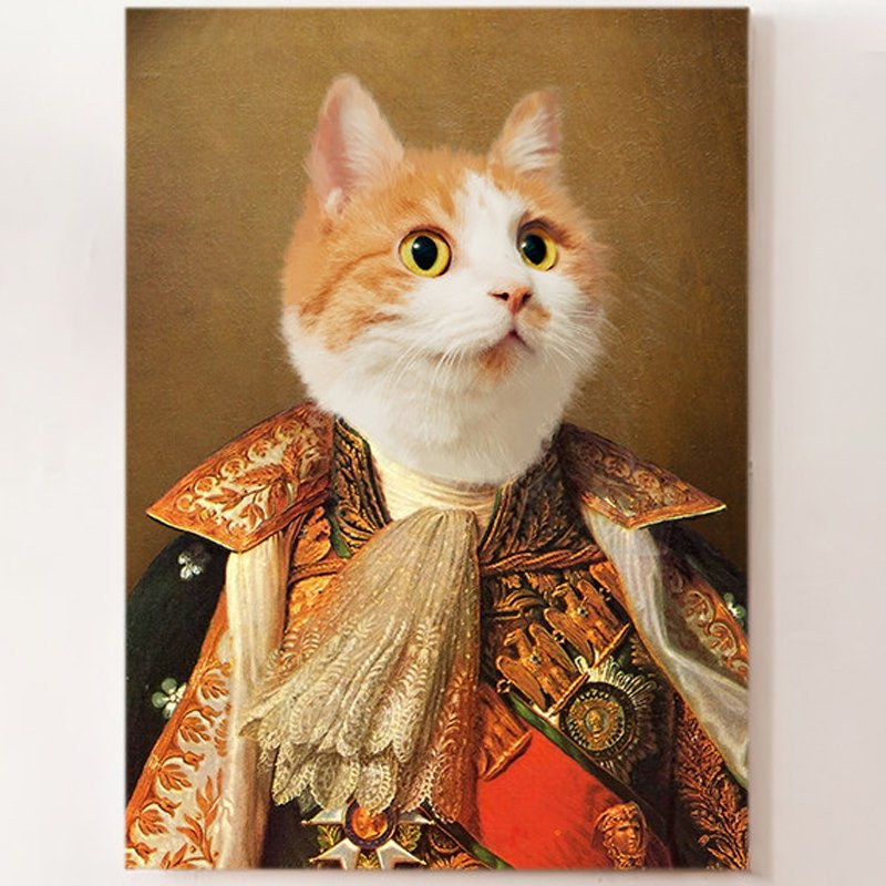 El Rey de Francia-Retrato de mascta Personalizado